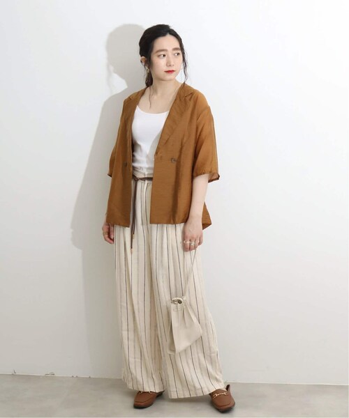 B.C STOCK（ベーセーストック）の「半袖シアージャケット（ジャケット/アウター・ブラック/フリー/残り1点）」の9枚目の写真