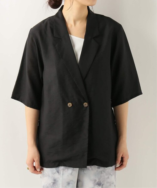 B.C STOCK（ベーセーストック）の「半袖シアージャケット（ジャケット/アウター・ブラック/フリー/残り1点）」の18枚目の写真