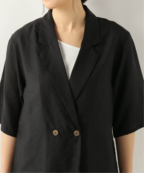 B.C STOCK（ベーセーストック）の「半袖シアージャケット（ジャケット/アウター・ブラック/フリー/残り1点）」の21枚目の写真