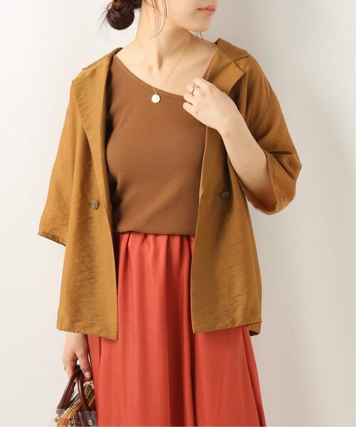 B.C STOCK（ベーセーストック）の「半袖シアージャケット（ジャケット/アウター・ブラック/フリー/残り1点）」の16枚目の写真