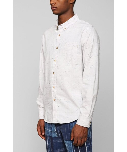 OBEY(オベイ)の「OBEY Speckle Button-Down Shirt(シャツ/ブラウス・メンズ・WHITE・XL)」の2枚目の写真
