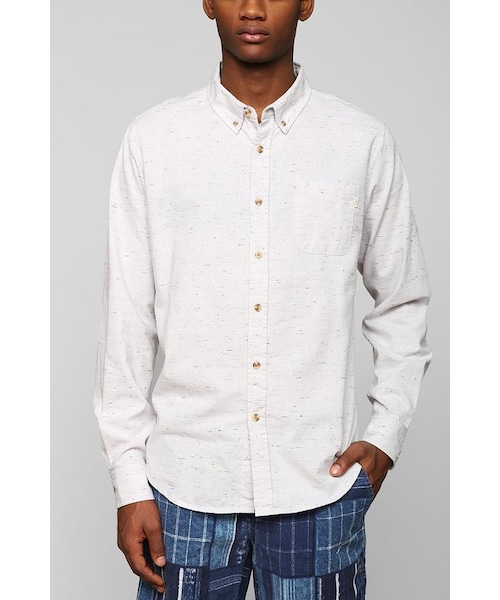 OBEY(オベイ)の「OBEY Speckle Button-Down Shirt(シャツ/ブラウス・メンズ・WHITE・XL)」の1枚目の写真
