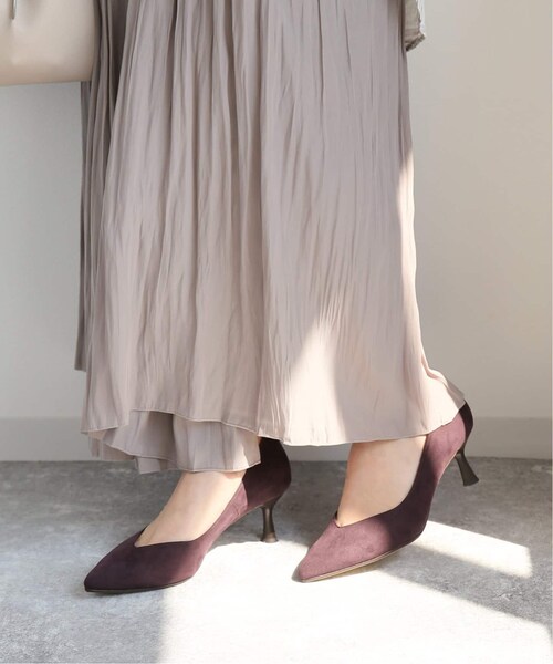 LE TALON（ルタロン）の「5.5cmアワーグラスヒールパンプス◆（シューズ・ブラウン/22/残り1点/22.5/23/在庫あり/23.5/24/24.5/25/在庫なし/取り寄せ）」の5枚目の写真