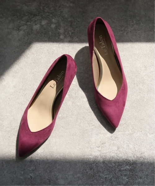 LE TALON（ルタロン）の「5.5cmアワーグラスヒールパンプス◆（シューズ・ブラウン/22/残り1点/22.5/23/在庫あり/23.5/24/24.5/25/在庫なし/取り寄せ）」の4枚目の写真
