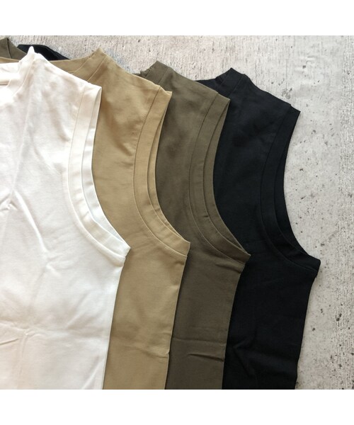 copine（コピン）の「大人気シリーズ！新カラー登場！大人ベーシックシンプルノースリーブ(4color)【クリックポスト対象商品】（Tシャツ/カットソー・レディース・その他）」の14枚目の写真