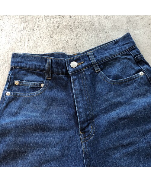 copine（コピン）の「再入荷！大人デニムスタイル！ハイウエストストレートデニムパンツ(2size)【クリックポスト対象商品】（デニムパンツ・レディース・その他）」の13枚目の写真