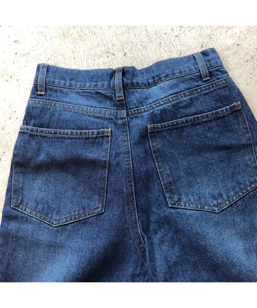 copine（コピン）の「再入荷！大人デニムスタイル！ハイウエストストレートデニムパンツ(2size)【クリックポスト対象商品】（デニムパンツ・レディース・その他）」の14枚目の写真