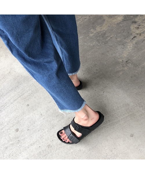 copine（コピン）の「楽な着心地ウエストゴム！裾カットオフデザインワイドデニムパンツ【クリックポスト対象商品】（デニムパンツ・レディース・その他）」の12枚目の写真