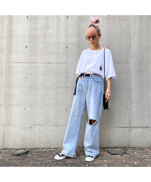 no brand（ノーブランド）の「サラサラBIGT｢W｣#56573（Tシャツ/カットソー・レディース・その他）」の8枚目の写真