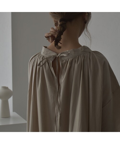 Lavish Gate（ラヴィッシュゲート）の「onepiece-04028　日本製　2WAY 60Sチューインローン ギャザーワンピース（ワンピース・レディース・その他）」の5枚目の写真