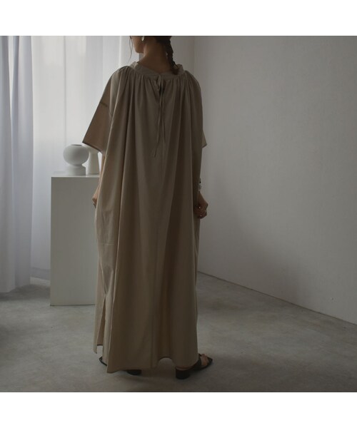 Lavish Gate（ラヴィッシュゲート）の「onepiece-04028　日本製　2WAY 60Sチューインローン ギャザーワンピース（ワンピース・レディース・その他）」の4枚目の写真