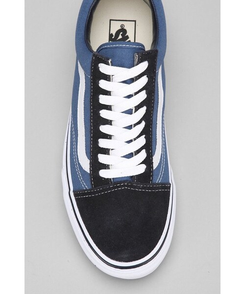 VANS（バンズ）の「Vans Old Skool Suede Mens Sneaker（スニーカー・メンズ・BLACK/NAVY・9/9.5/10/11/12/13）」の4枚目の写真