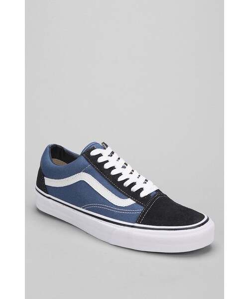 VANS（バンズ）の「Vans Old Skool Suede Mens Sneaker（スニーカー・メンズ・BLACK/NAVY・9/9.5/10/11/12/13）」の6枚目の写真