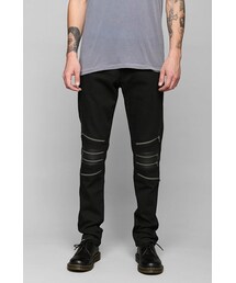 TRIPP nyc | Tripp NYC Knee Zip Black Skinny Jean(デニムパンツ)