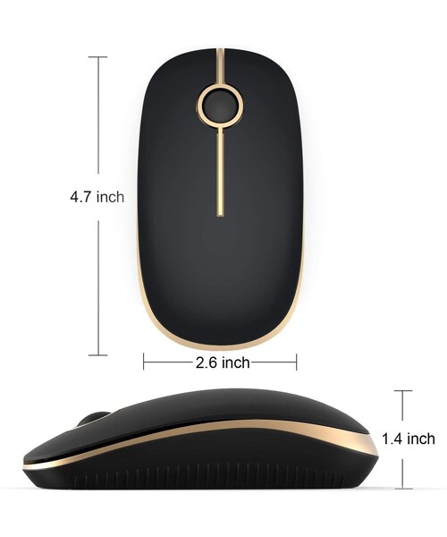 no brand（ノーブランド）の「Jelly Comb 2.4Gスリムワイヤレスマウス