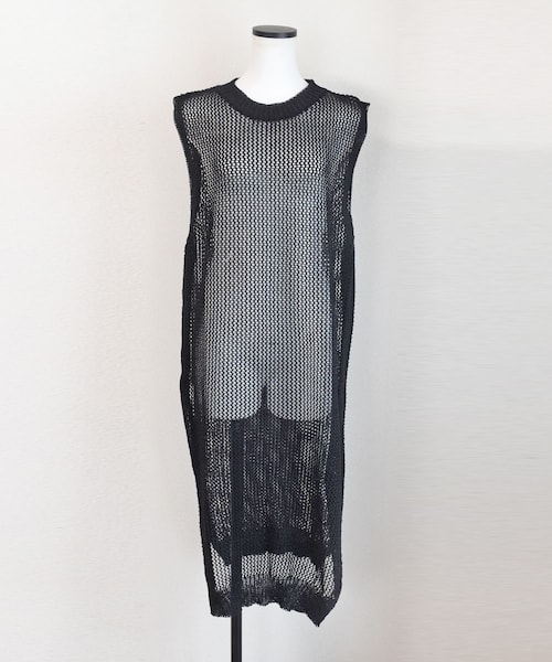 no brand(ノーブランド)の「メッシュニットロングベスト(ベスト・レディース・その他)」の11枚目の写真