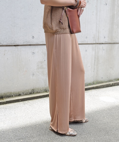 no brand（ノーブランド）の「プリーツスリットラフPT（その他パンツ・レディース・その他）」の6枚目の写真