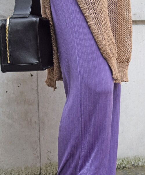 no brand（ノーブランド）の「プリーツスリットラフPT（その他パンツ・レディース・その他）」の3枚目の写真