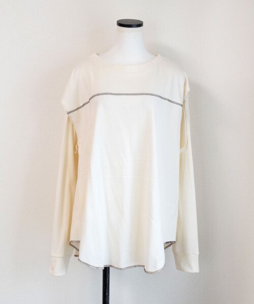 no brand（ノーブランド）の「スリットスリーブTOPS（Tシャツ/カットソー・レディース・その他）」の10枚目の写真