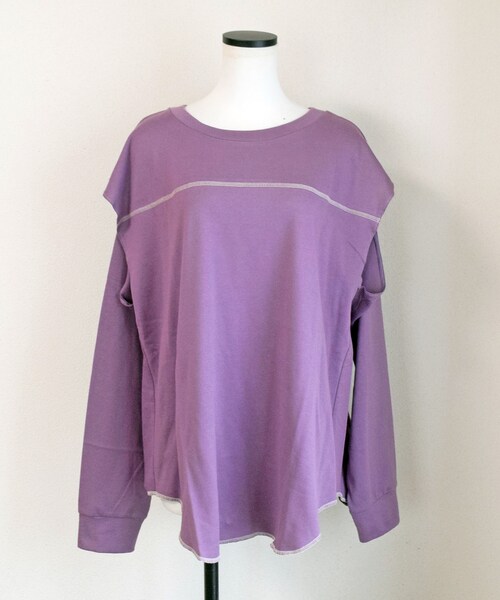 no brand（ノーブランド）の「スリットスリーブTOPS（Tシャツ/カットソー・レディース・その他）」の11枚目の写真