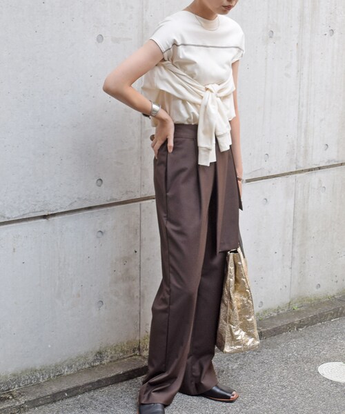 no brand（ノーブランド）の「スリットスリーブTOPS（Tシャツ/カットソー・レディース・その他）」の9枚目の写真