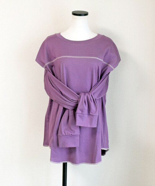 no brand（ノーブランド）の「スリットスリーブTOPS（Tシャツ/カットソー・レディース・その他）」の14枚目の写真