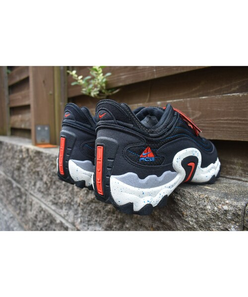 NIKE ACG（ナイキエィシージー）の「NIKE ACG AIR SKARN スニーカー BLACK & HABANERO RED（スニーカー・その他）」の9枚目の写真
