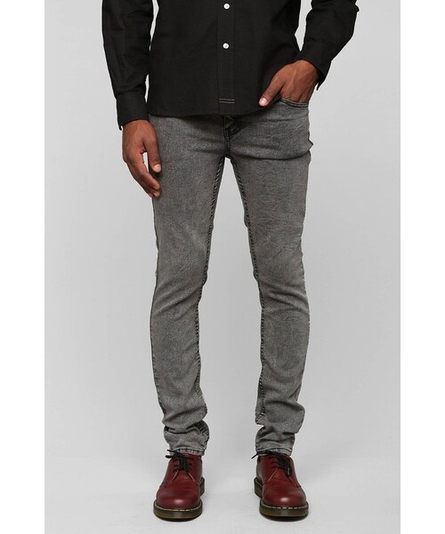 CHEAP MONDAY(チープマンデイ)の「Cheap Monday Tight Grey Black Skinny Jean(デニムパンツ・メンズ・GREY・29/30/31/32/33/34/36)」の1枚目の写真