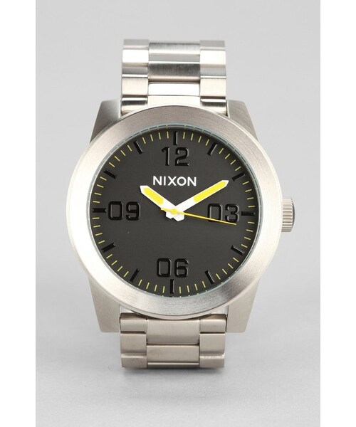 NIXON(ニクソン)の「Nixon The Corporal Watch(アナログ腕時計・メンズ・SILVER・ONE SIZE)」の1枚目の写真