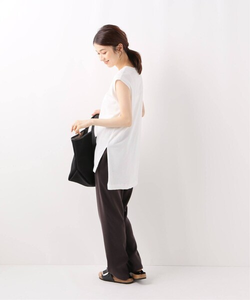 IENA - 【新品】強撚天竺ノースリーブプルオーバー IENA（イエナ）の「《追加》強撚天竺ノースリーブプルオーバー