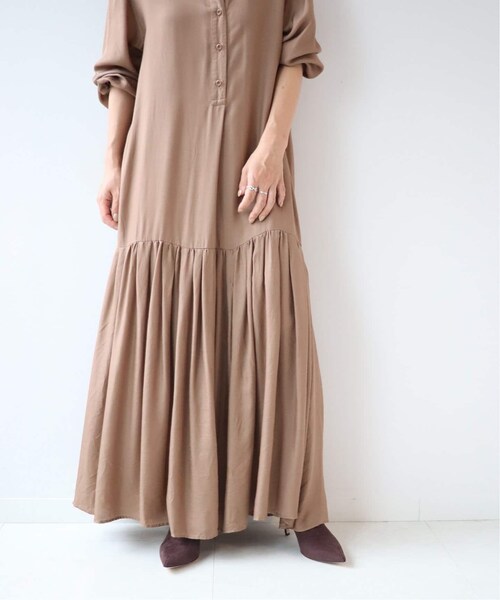 plage（プラージュ）の「Cu/Ryギャザーワンピース◇（）」 - WEAR 