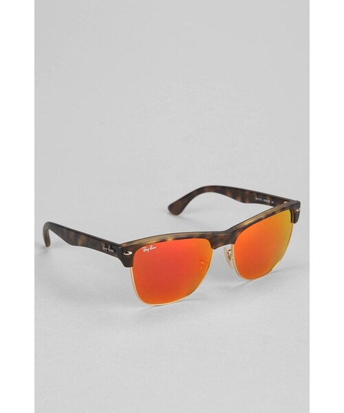 Ray-Ban Havana 【76%OFF!】 Orange Sunglasses 開店記念セール Clubmaster