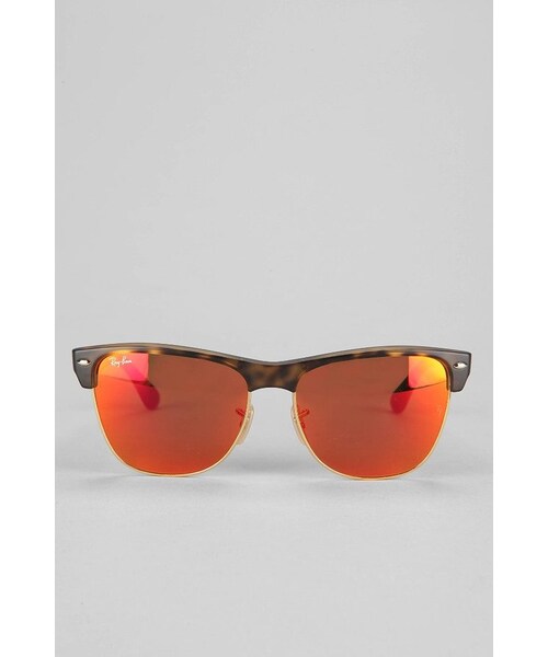 Ray-Ban（レイバン）の「Ray-Ban Havana Orange Clubmaster Sunglasses（サングラス・メンズ・ORANGE・ONE SIZE）」の3枚目の写真