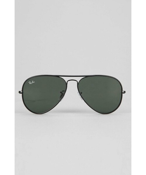 Ray-Ban（レイバン）の「Ray-Ban Acetate Original Black Lens Aviator Sunglasses（サングラス・メンズ・BLACK・ONE SIZE）」の3枚目の写真