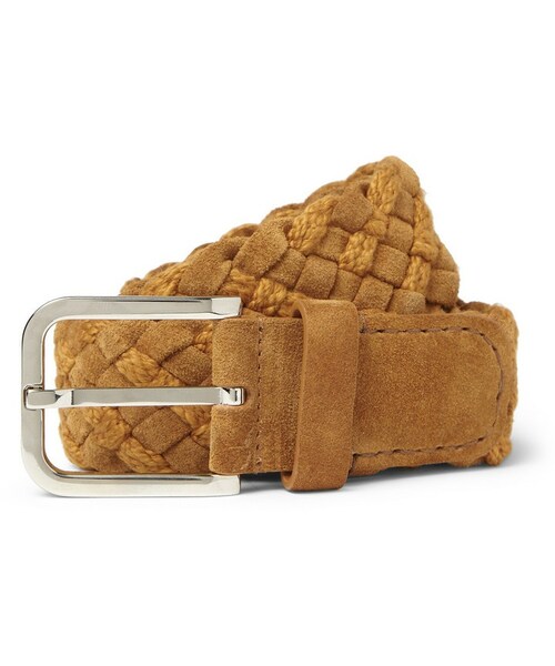 ◼︎ロロピアーナ Loro Piana スエードベルト アルサベル ネイビー