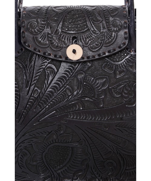 GRACE CONTINENTAL（グレースコンチネンタル）の「カービングトラペーズM（バッグ・レディース・ボルドー/ネイビー/グレー/ブラック・F）」の14枚目の写真