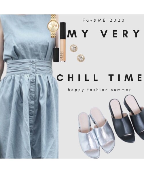 No Brand ノーブランド の F Size 定価 8 900円 早い者勝ち Summer デニムワンピ 重ねスカート付き ワンピース Wear