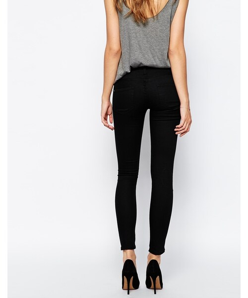 MANGO（マンゴ）の「Mango Supersoft Skinny Jean（デニムパンツ・black・36-US 4/34-US 2）」の2枚目の写真