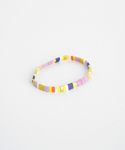 DHOLIC（ディーホリック）の「カラフルビーズブレスレット（ブレスレット・レディース・ホワイト/ピンク/ブラウン・FREE）」の3枚目の写真