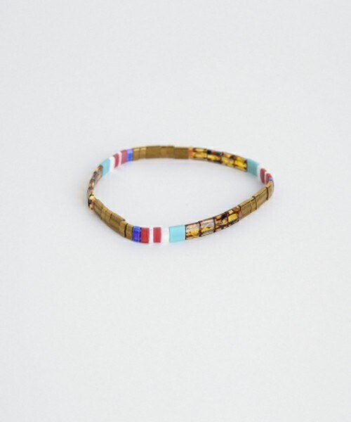 DHOLIC（ディーホリック）の「カラフルビーズブレスレット（ブレスレット・レディース・ホワイト/ピンク/ブラウン・FREE）」の2枚目の写真