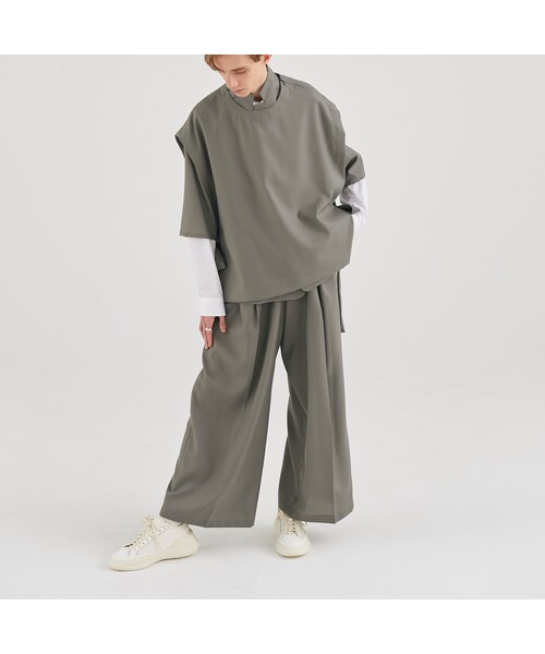 RYO TAKASHIMA（リョウタカシマ）の「WOOL 2TUCK WIDE SLACKS(DARK