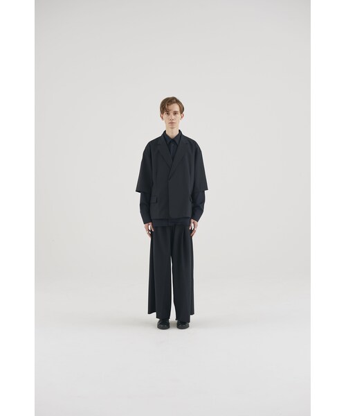 RYO TAKASHIMA（リョウタカシマ）の「WOOL 2TUCK WIDE SLACKS(DARK