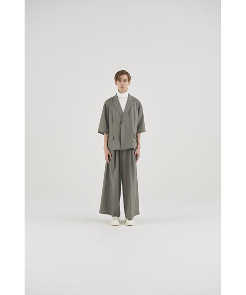 RYO TAKASHIMA（リョウタカシマ）の「WOOL 2TUCK WIDE SLACKS(DARK