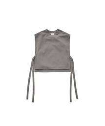 RYO TAKASHIMA ウール100% ベスト RYO TAKASHIMA（リョウタカシマ）の「WOOL PULLOVER VEST(DARK