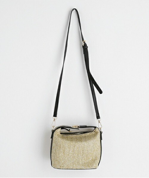 DHOLIC（ディーホリック）の「2WAYコントラストラインバッグ（ショルダーバッグ・レディース・ブラウン/ブラック/ベージュ・FREE）」の2枚目の写真