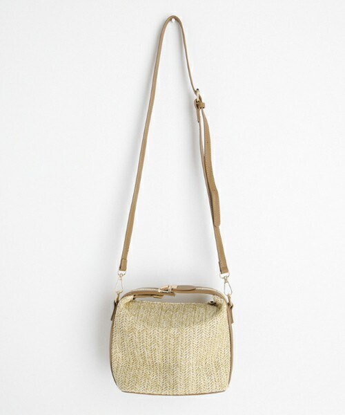 DHOLIC（ディーホリック）の「2WAYコントラストラインバッグ（ショルダーバッグ・レディース・ブラウン/ブラック/ベージュ・FREE）」の3枚目の写真