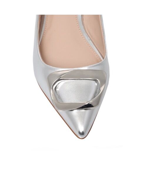 Carvela Kurt Geiger（カーベラカートジェイガー）の「LASSIE（シューズ・レディース・SILVER・37）」の3枚目の写真