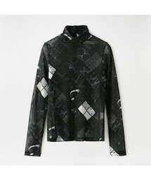 YOHEI OHNO | 【YOHEI OHNO】WOMEN HIGH NECK MESH TOP OH-20A-CS3(その他トップス)