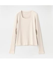 YOHEI OHNO | 【YOHEI OHNO】WOMEN PENTAGON NECK WHIP TEE OH-20A-CS2(その他トップス)