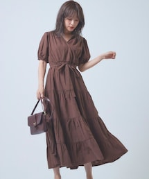 N WITH. | ティアードカシュクールワンピース(ワンピース)